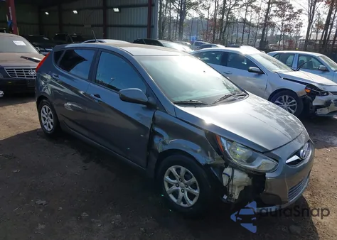 2012 Hyundai Accent Gs from USA, damaged, VIN KMHCT5AEXCU022981